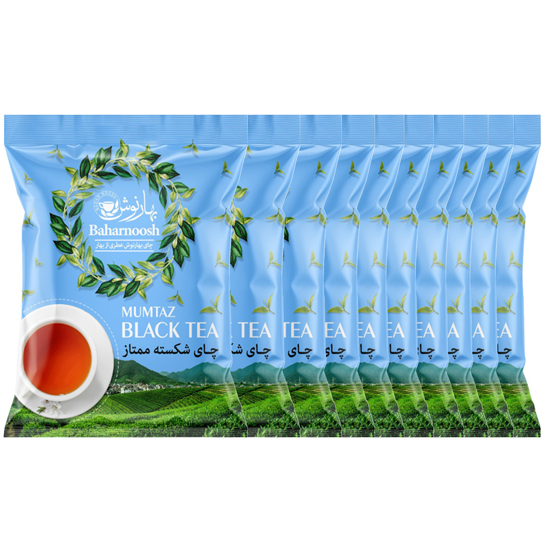چای شکسته ممتاز بهارنوش - 450 گرم مجموعه 10 عددی