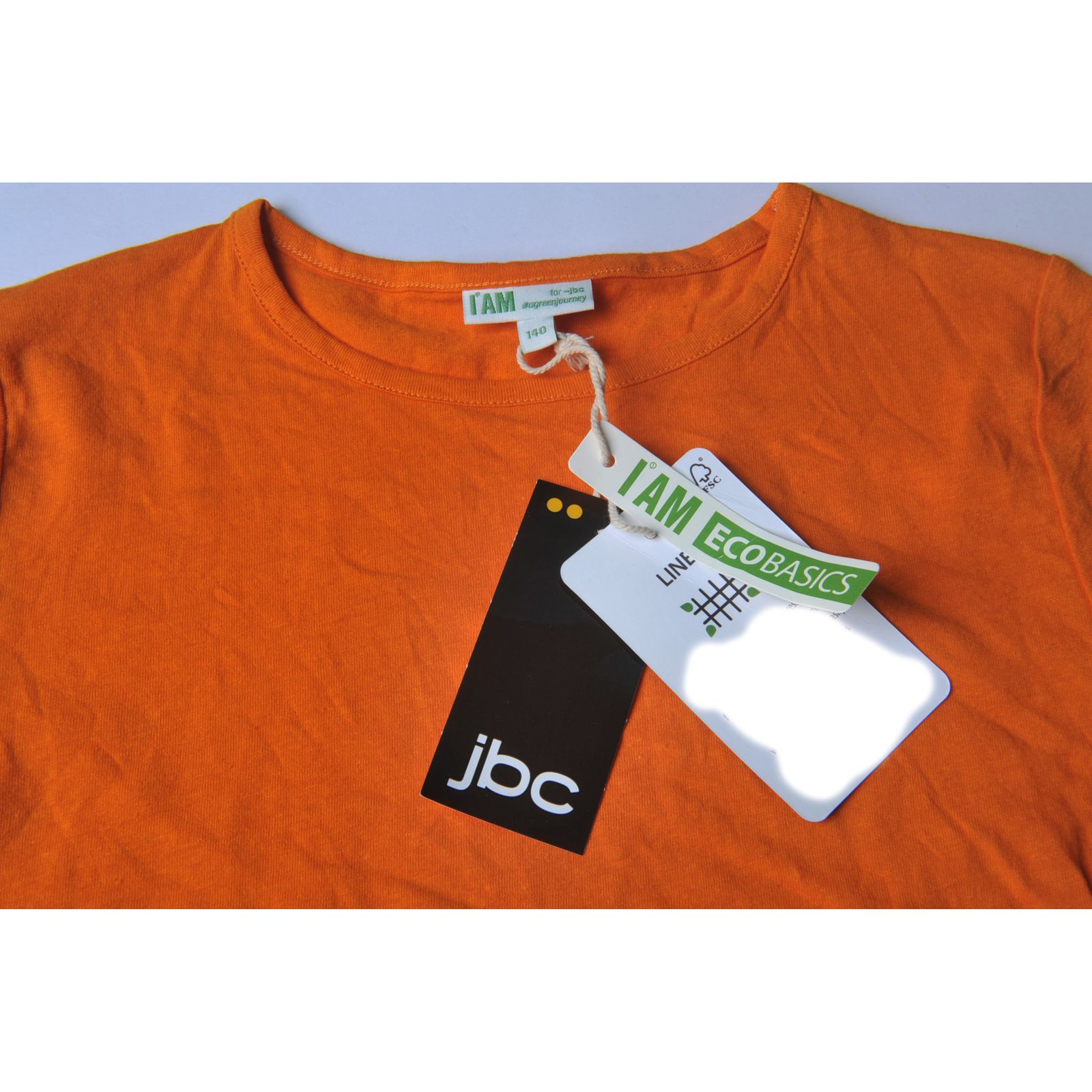 تی شرت آستین کوتاه بچگانه جی بی سی مدل ساده 656225 رنگ نارنجی -  - 3