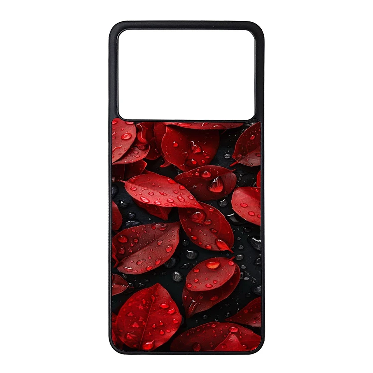  کاور گالری وبفر طرح برگ مناسب برای گوشی موبایل شیائومی poco x6 pro