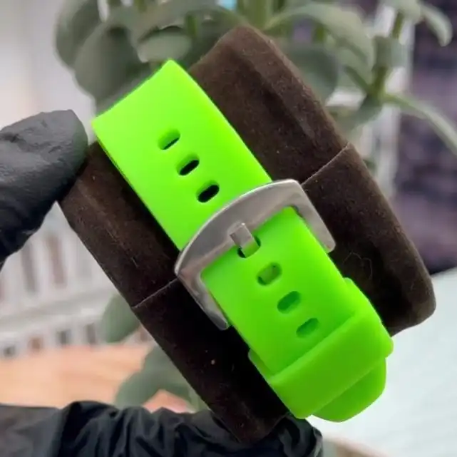 ساعت مچی عقربه ای مدل دو زمانه پمپی قاب شفاف کد s2-m