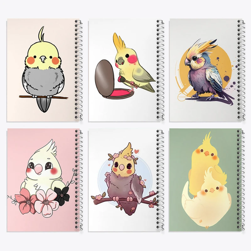 دفتر مشق 100 برگ خندالو طرح عروس هلندی کد 472 مجموعه 6 عددی