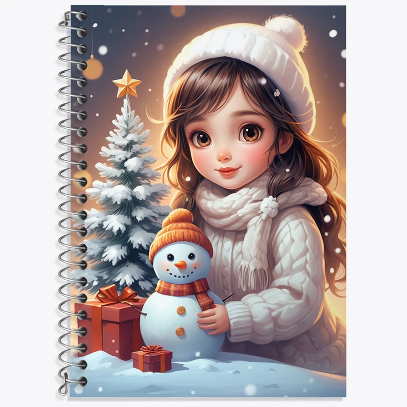 دفتر زبان 50 برگ خندالو مدل دو خط طرح دخترانه کد N2035