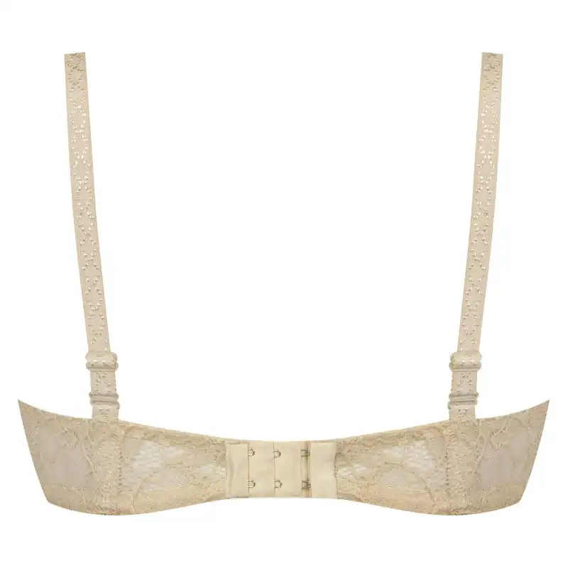 ست شورت و سوتین زنانه پانیذ مدل C-91-00 رنگ کرم