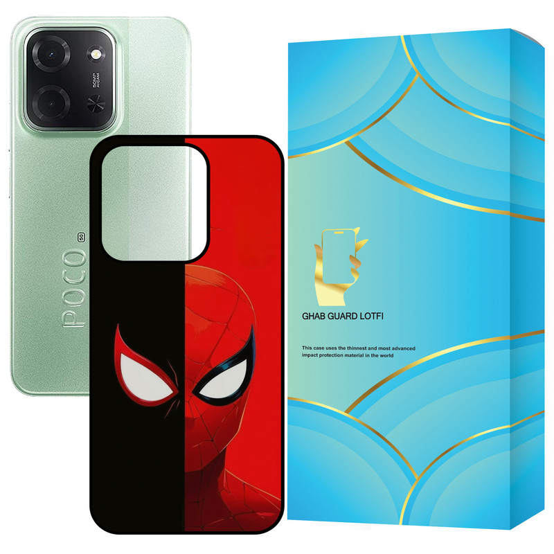 کاور قاب گارد لطفی طرح اسپایدرمن مدل G15CP مناسب برای گوشی موبایل شیائومی Redmi 15C 4G / Poco C85