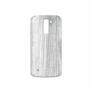 MAHOOT White Wood Cover Sticker for LG K10