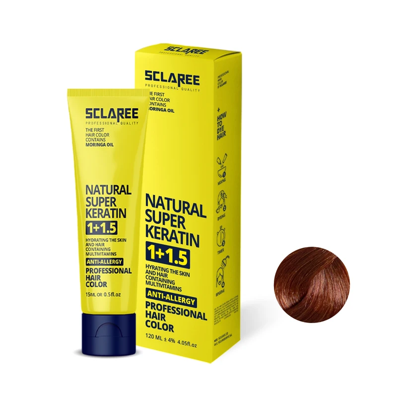  رنگ مو اسکلاره شماره 7.3 حجم 120 میلی لیتر رنگ بلوند طلایی متوسط