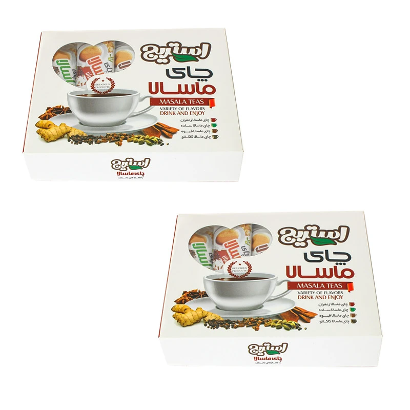 چای ماسالا ترکیبی ساشه ای استریج دو بسته 10 عددی