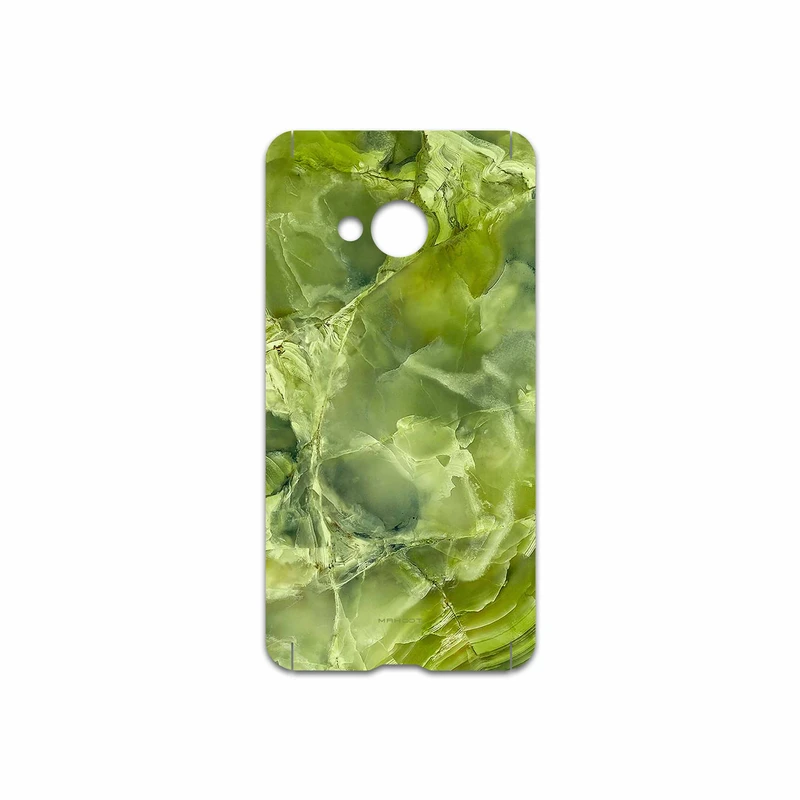 برچسب پوششی ماهوت مدل Green Crystal Marble مناسب برای گوشی موبایل اچ تی سی U Play