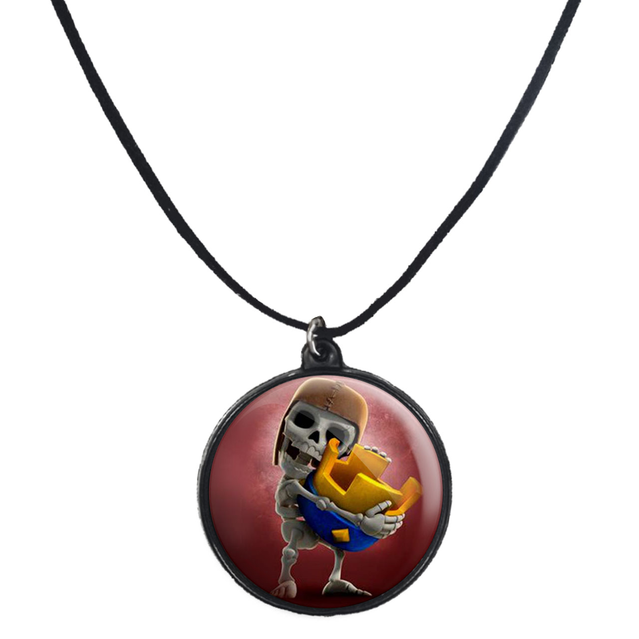 گردنبند پرمانه طرح کلش آف کلنز کد pmb.868 مدل دو طرفه