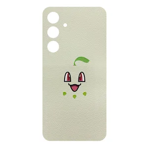 Remax cover sticker Leth model Chikorita Pokemon design suitable for Samsung Galaxy S24 Plus mobile phone