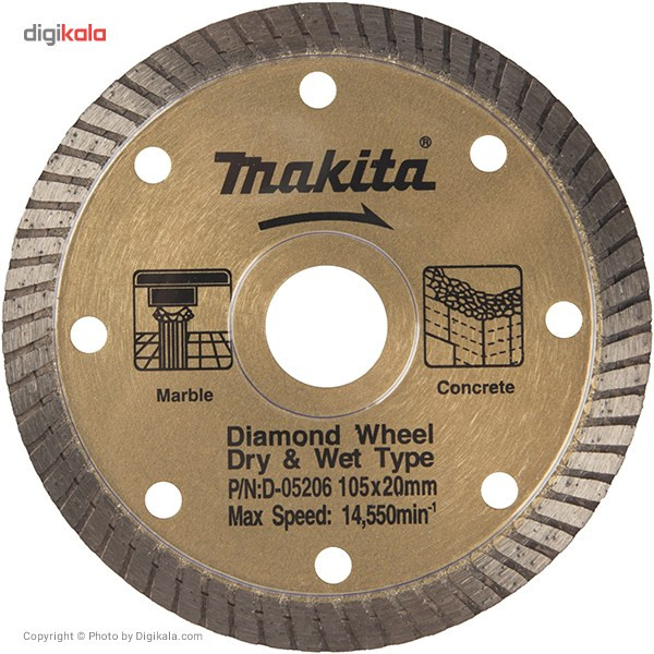 صفحه گرانیت بر ماکیتا مدل D-05206