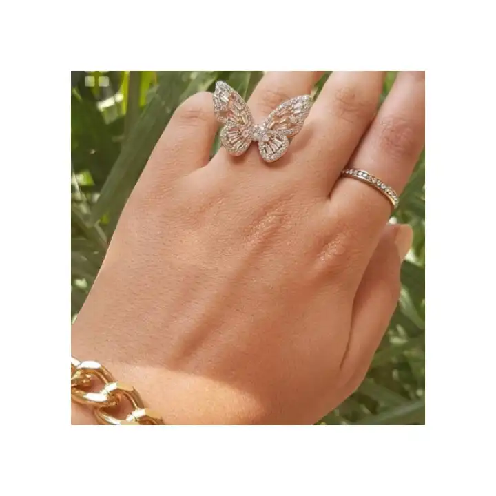 انگشتر زنانه مدل پروانه کد 2020