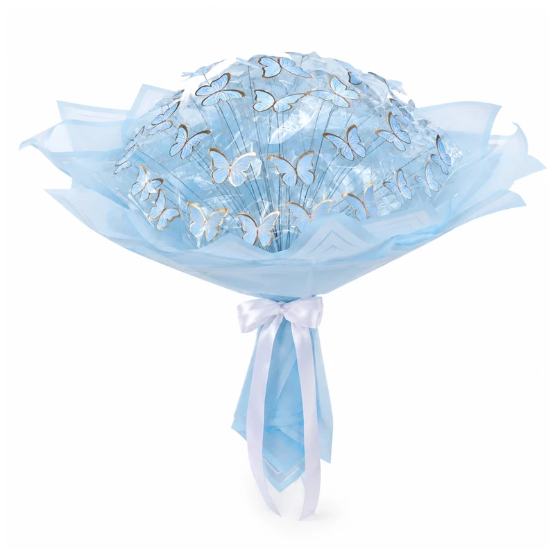دسته گل مصنوعی مدل پروانه کد BLU01