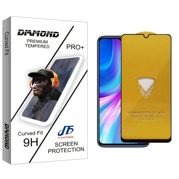 محافظ صفحه نمایش جی اف مدل Diamond OG مناسب برای گوشی موبایل شیائومی Redmi Note 8 Pro
