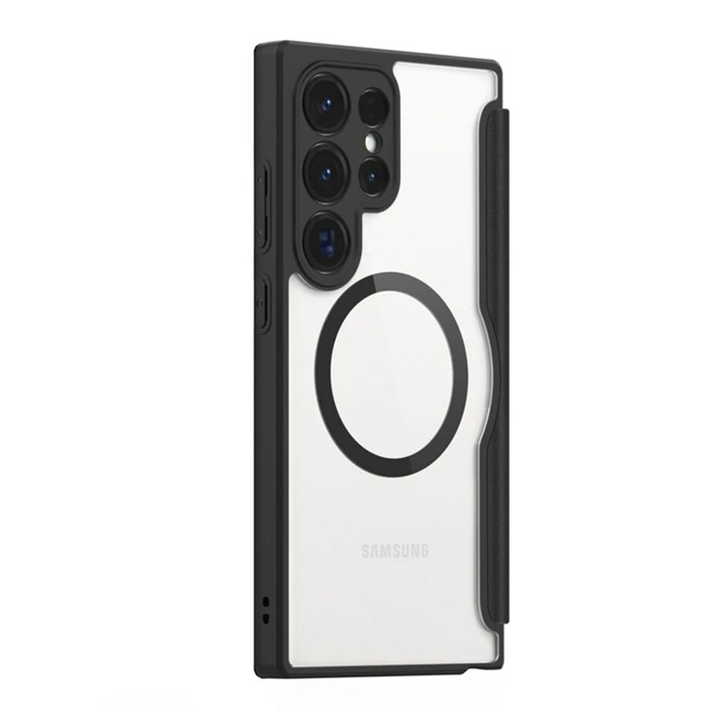 کیف کلاسوری دوکس دوکیس مدل Skin X Pro مناسب برای گوشی موبایل سامسونگ Galaxy S25 Ultra