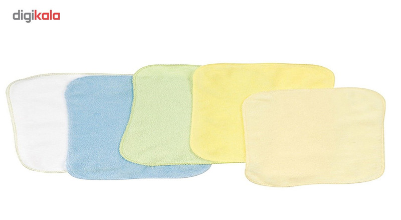 حوله نوزادی بی بی مینک مدلToallitas Faciales کد BM327 بسته 5 عددی