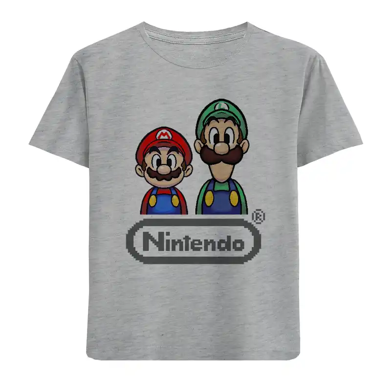 تی شرت آستین کوتاه بچگانه مدل قارچ خور F607