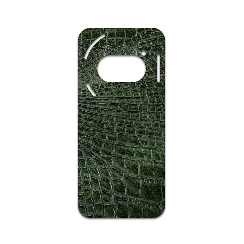 برچسب پوششی ماهوت مدل Green-Crocodile-Leather مناسب برای گوشی موبایل ناتینگ Phone 2a