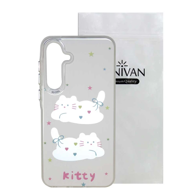 کاور سانیوان مدل فانتزی طرح گربه Kitty مناسب برای گوشی موبایل سامسونگ Galaxy A15