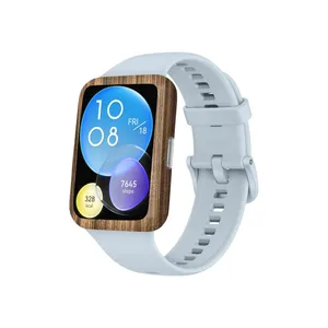 برچسب ماهوت طرح Light_Walnut_Wood مناسب برای ساعت هوشمند هوآوی Watch Fit 2