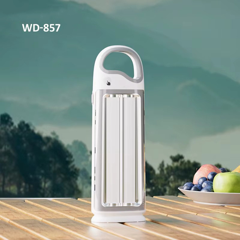 چراغ اضطراری مدل شارژی کد WD-857 با نور مهتابی