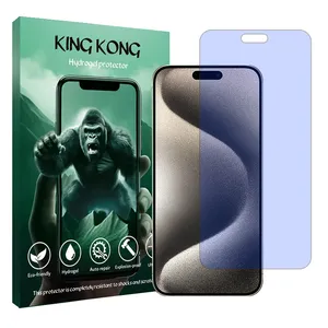 King Kong Tough model anti-blue screen protector suitable for Apple iPhone 15 Pro Max mobile phone