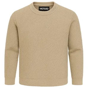 پلیور یقه گرد مردانه موتارد مدل کج راه