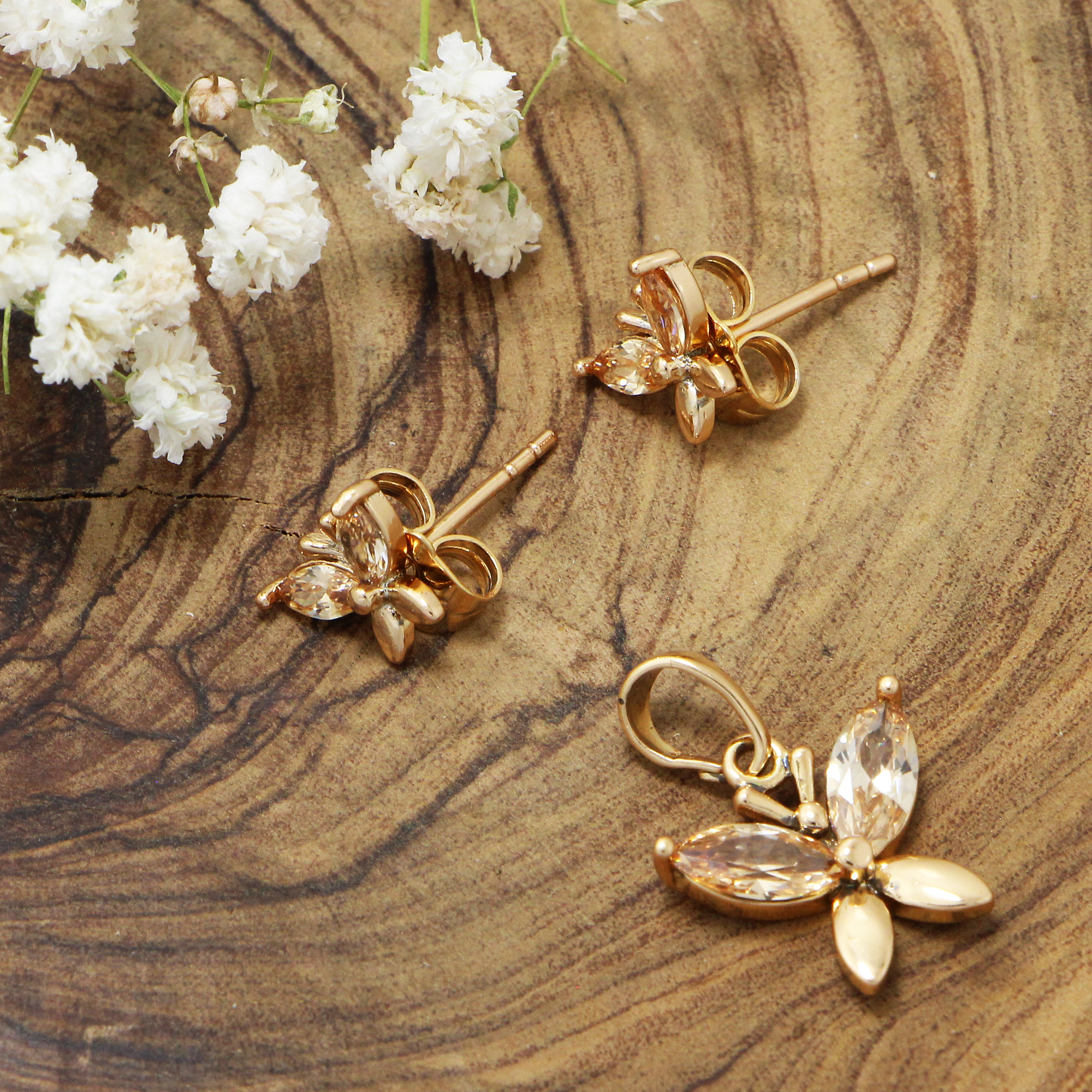 نیم ست زنانه ژوپینگ مدل پروانه کد XP151 نیم ست زنانه ژوپینگ مدل پروانه کد XP151