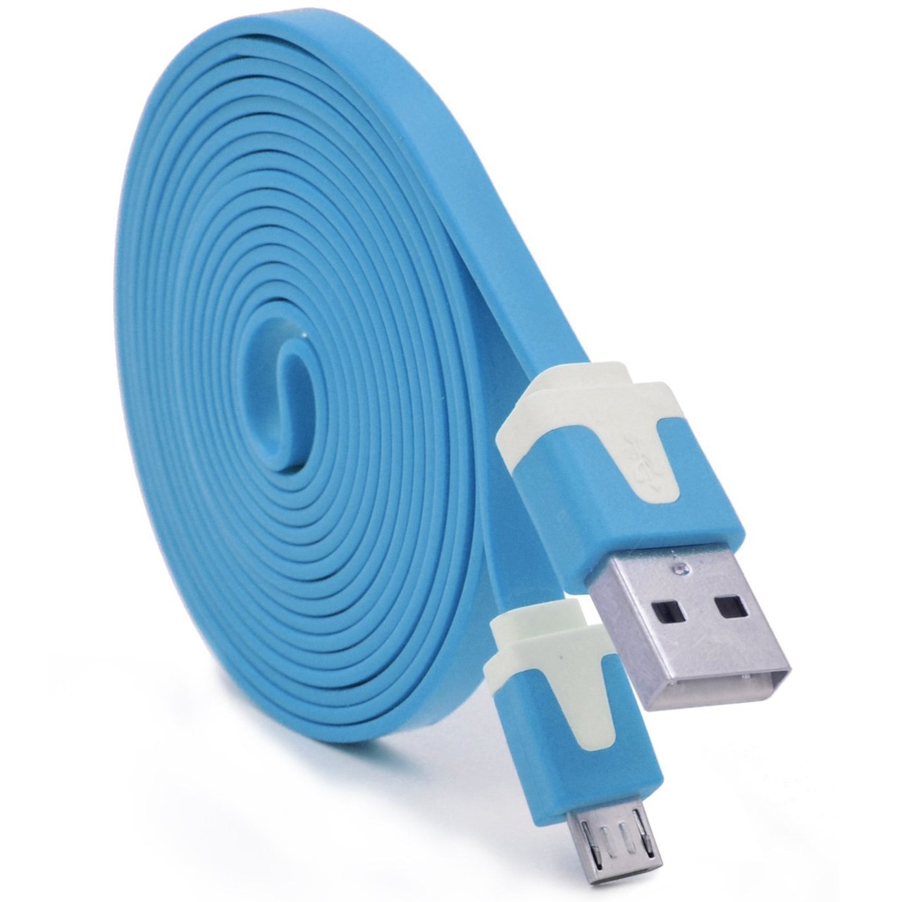 کابل USB به microUSB فلت به طول 1 متر