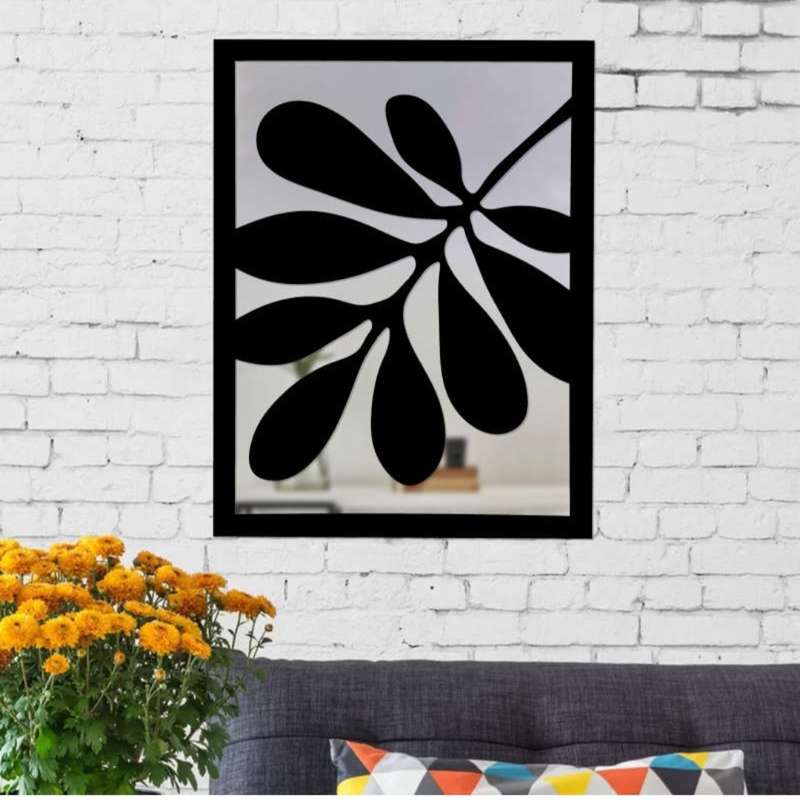 تابلو آینه مدل برگ تابلو آینه مدل برگ