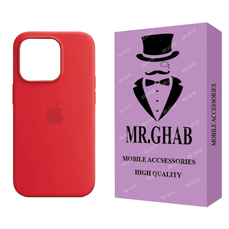 کاور مستر قاب مدل سیلیکونی طرح SLB مناسب برای گوشی موبایل اپل iPhone 15 Pro Max