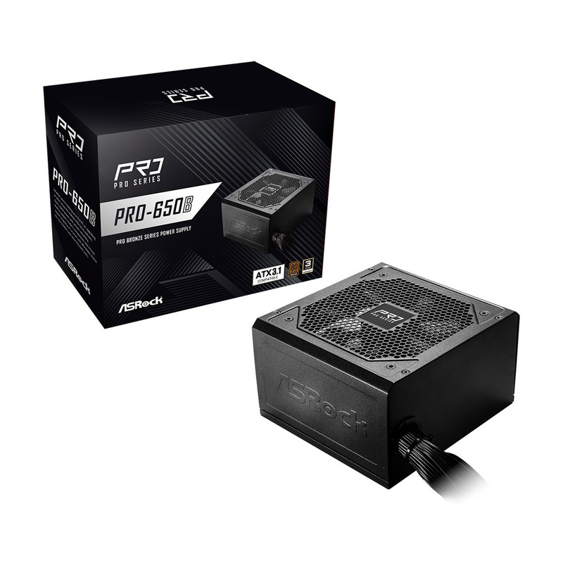 منبع تغذیه کامپیوتر 650 وات ازراک مدل PRO-650B