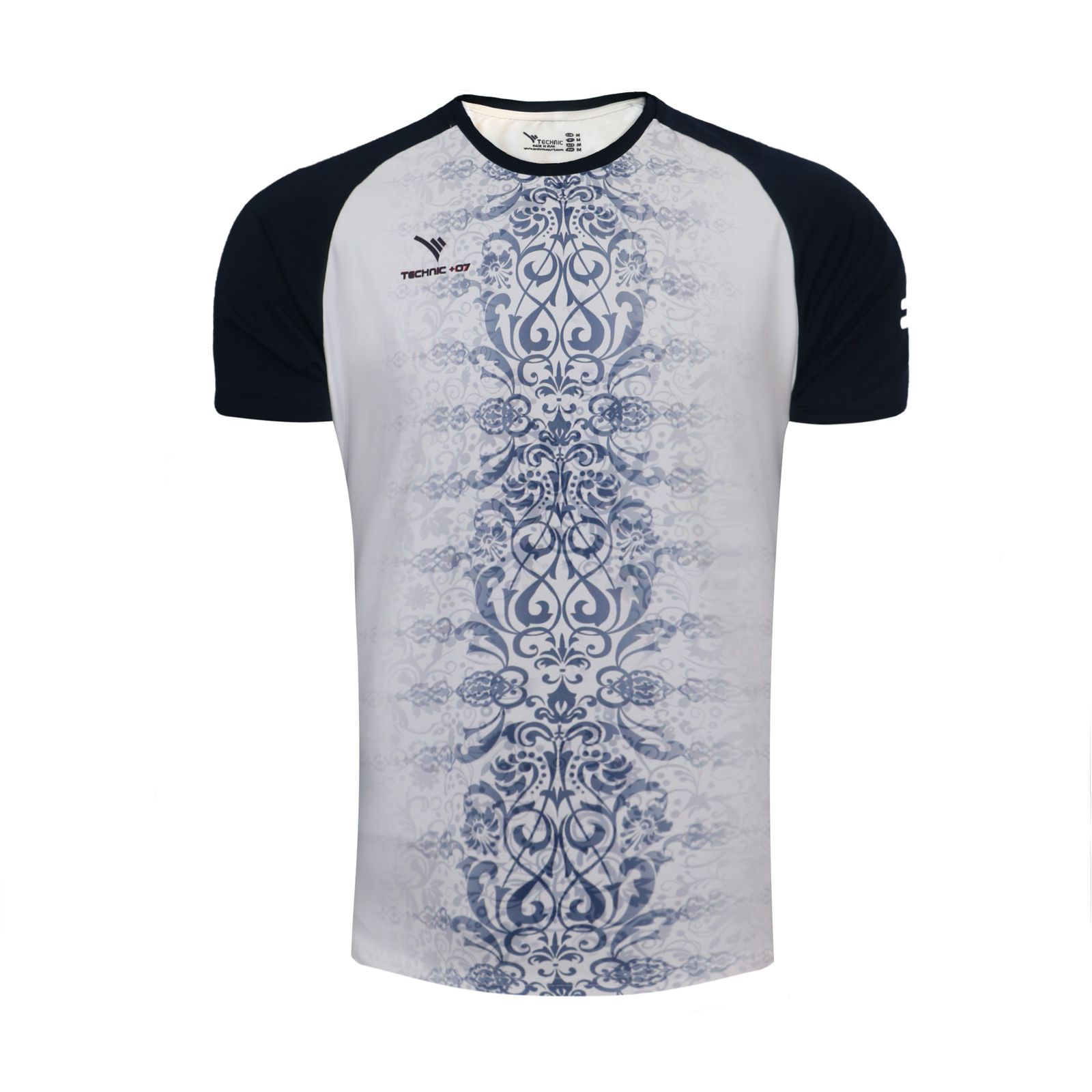 تی شرت آستین کوتاه ورزشی مردانه تکنیک+07 مدل TS-150-SO - - 12