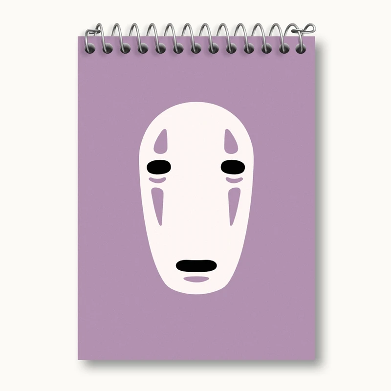 دفتر یادداشت 50 برگ خندالو مدل نوفیس انیمه شهر اشباح Spirited Away کد 12109