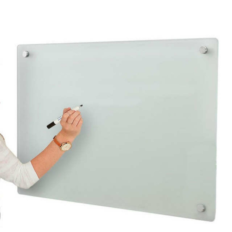 تخته وایت برد شیشه ای مدل G020 سایز 120×70 سانتی متر