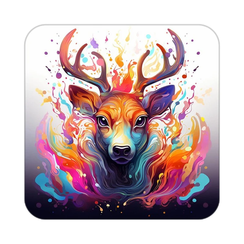 زیر لیوانی کاکتی طرح حیوانات رنگی مدل mp25854