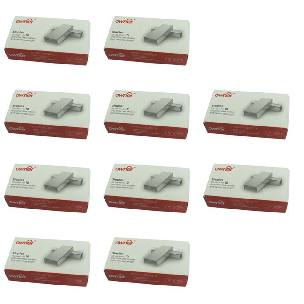 سوزن منگنه اونر کد 485120 سایز 10 بسته 1000 عددی سوزن منگنه اونر کد 485120 سایز 10 بسته 1000 عددی