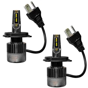 لامپ هدلایت خودرو سام مدل SM41 پایه H4 بسته ۲ عددی