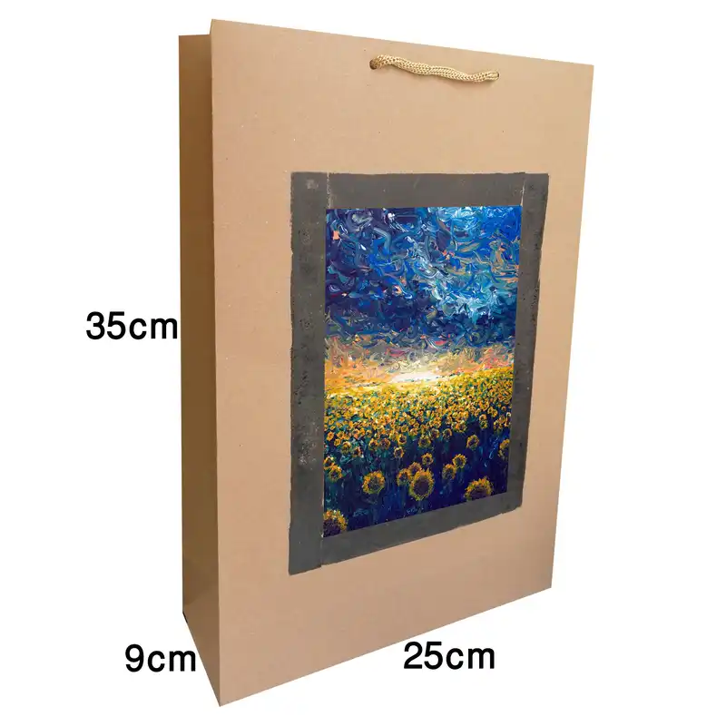 ساک هدیه مدل دشت آفتابگردان