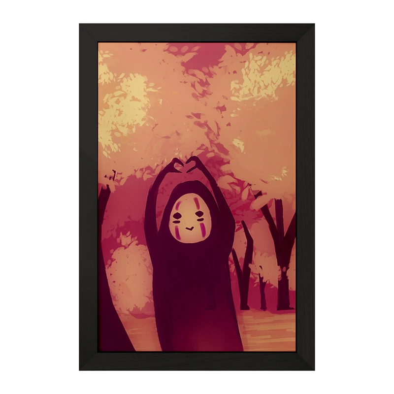 تابلو خندالو مدل انیمه شهر اشباح (Spirited Away) کد F1668