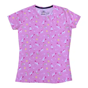 تی شرت آستین کوتاه زنانه اچ اند ام مدل یونی کورن 2