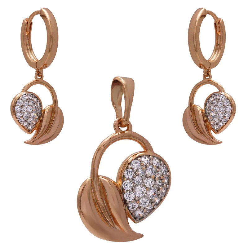 نیم ست زنانه ژوپینگ مدل شاخه و برگ کد THS 144