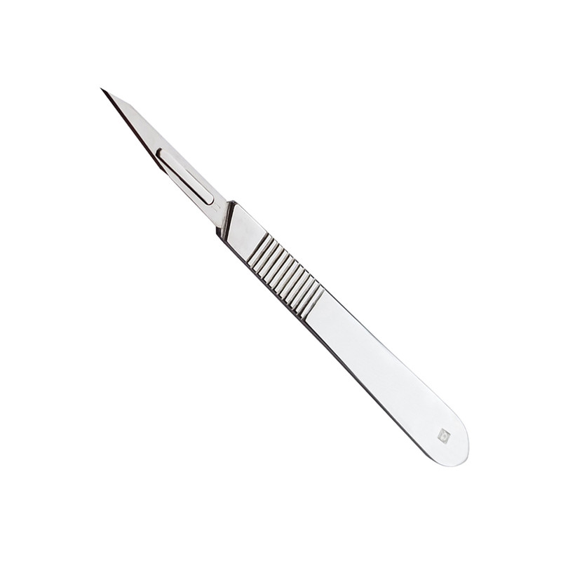 دسته تیغ جراحی پرایم استار مدل MRJXQI شماره 3 به همراه تیغ استریل هاینز هرنز کد SKJMRJN002369 بسته 7 عددی