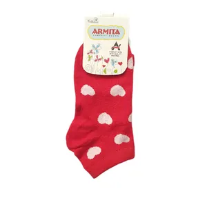 جوراب دخترانه مدل تا به تا قلبی