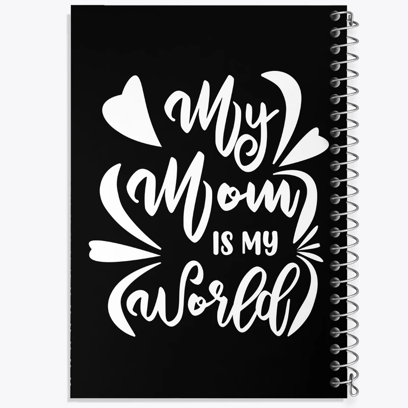 دفتر ژورنال نویسی 50 برگ خندالو مدل نقطه ای طرح روز مادر کد F1040