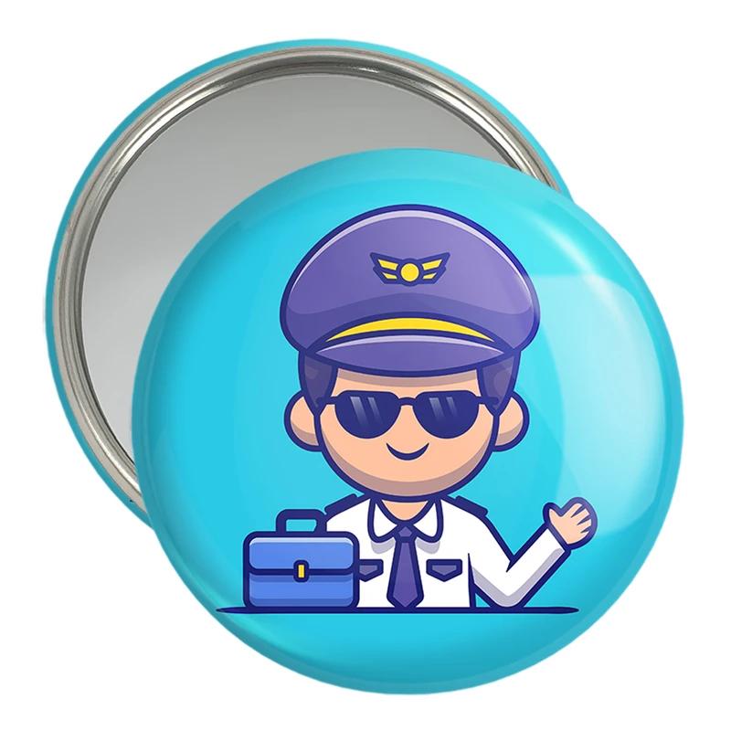 آینه جیبی خندالو مدل خلبان کد 29371