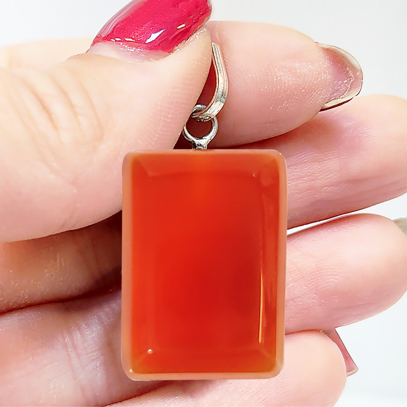 آویز گردنبند نقره زنانه مدل عقیق کد NG2078 آویز گردنبند نقره زنانه مدل عقیق کد NG2078