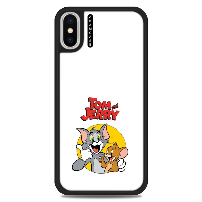 کاور آکام مدل AMC-WAX-TOM & JERRY18 مناسب برای گوشی موبایل اپل iPhone X/Xs