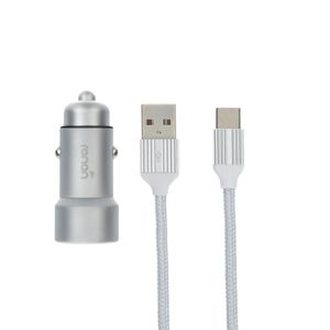 نقد و بررسی شارژر فندکی رنون مدل RN 181 به همراه کابل تبدیل USB-C توسط خریداران