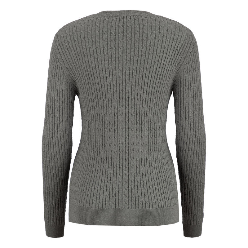 پلیور زنانه سرژه مدل 225154 رنگ خاکستری